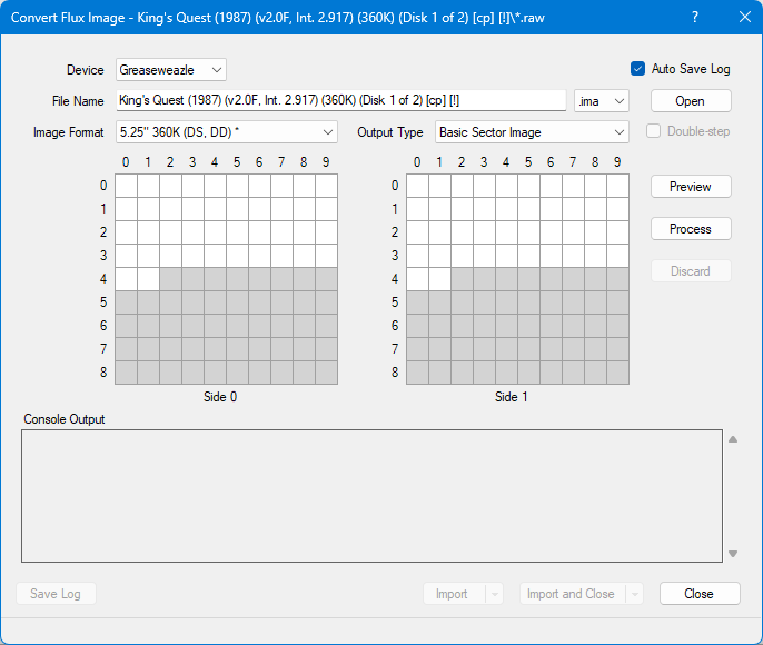 Convert Flux Image Dialog