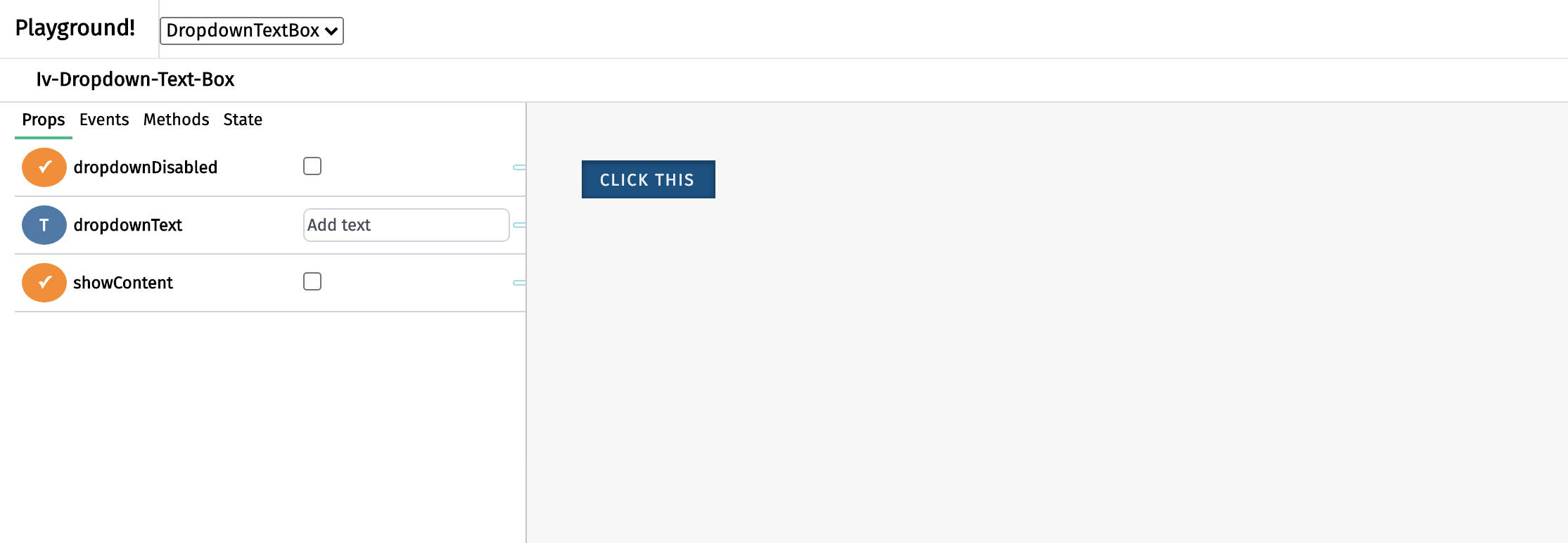 Dropdown Textbox