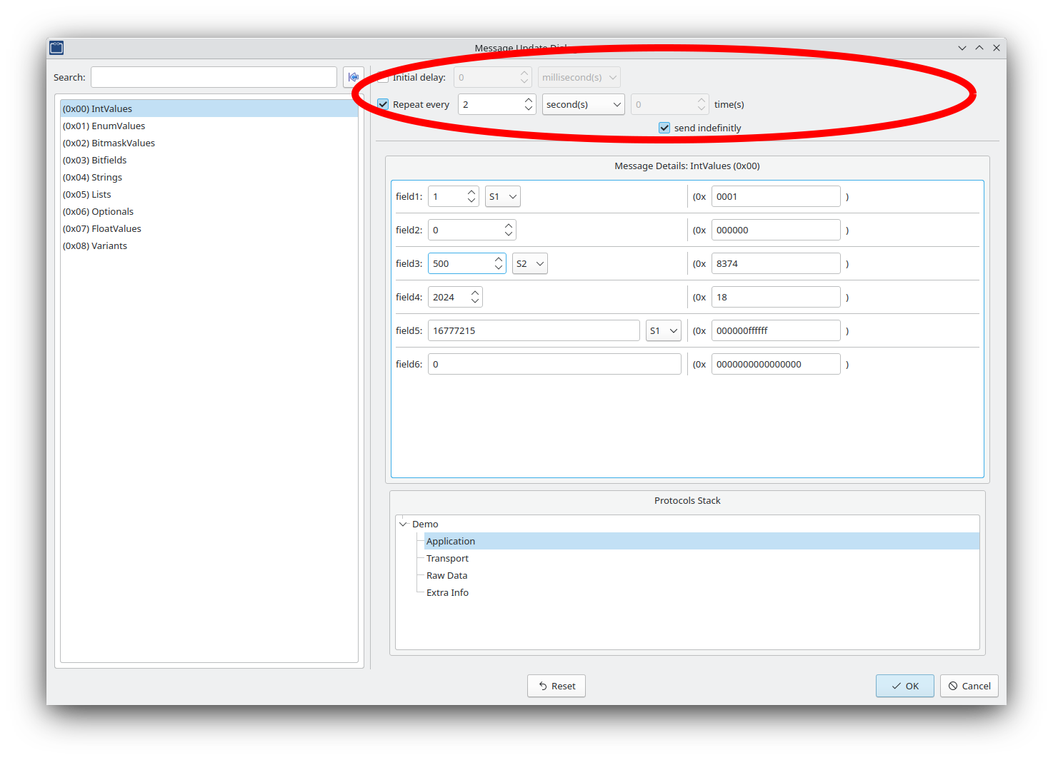 image: repeat config