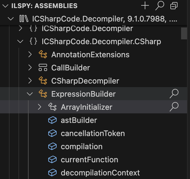 Assembly Tree Item
