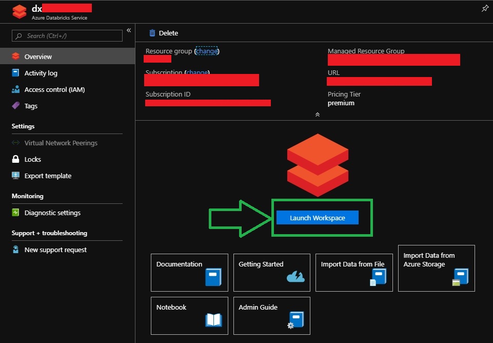 DatabricksAzurePortal