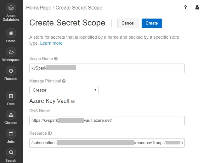 DatabricksSecretScope