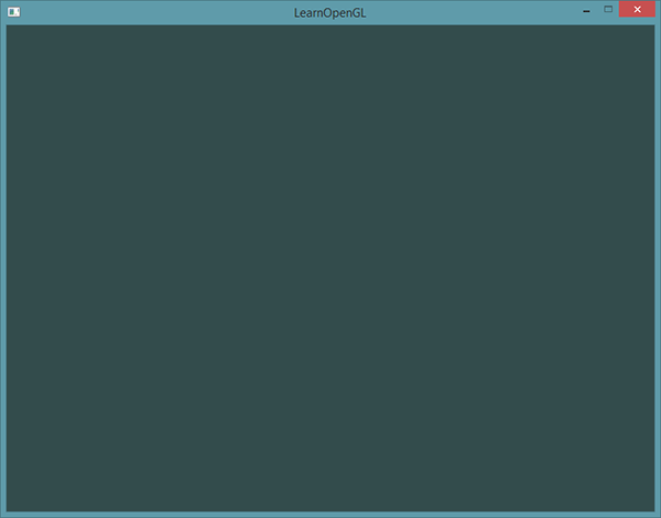 Image of window with glClearColor defined